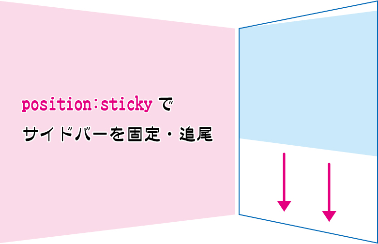 Cssのみ サイドバーを投稿のスクロールに合わせて固定 追尾させる方法 りゅ く Net